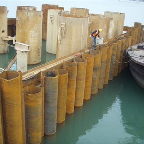 潍坊钢护筒现场安装